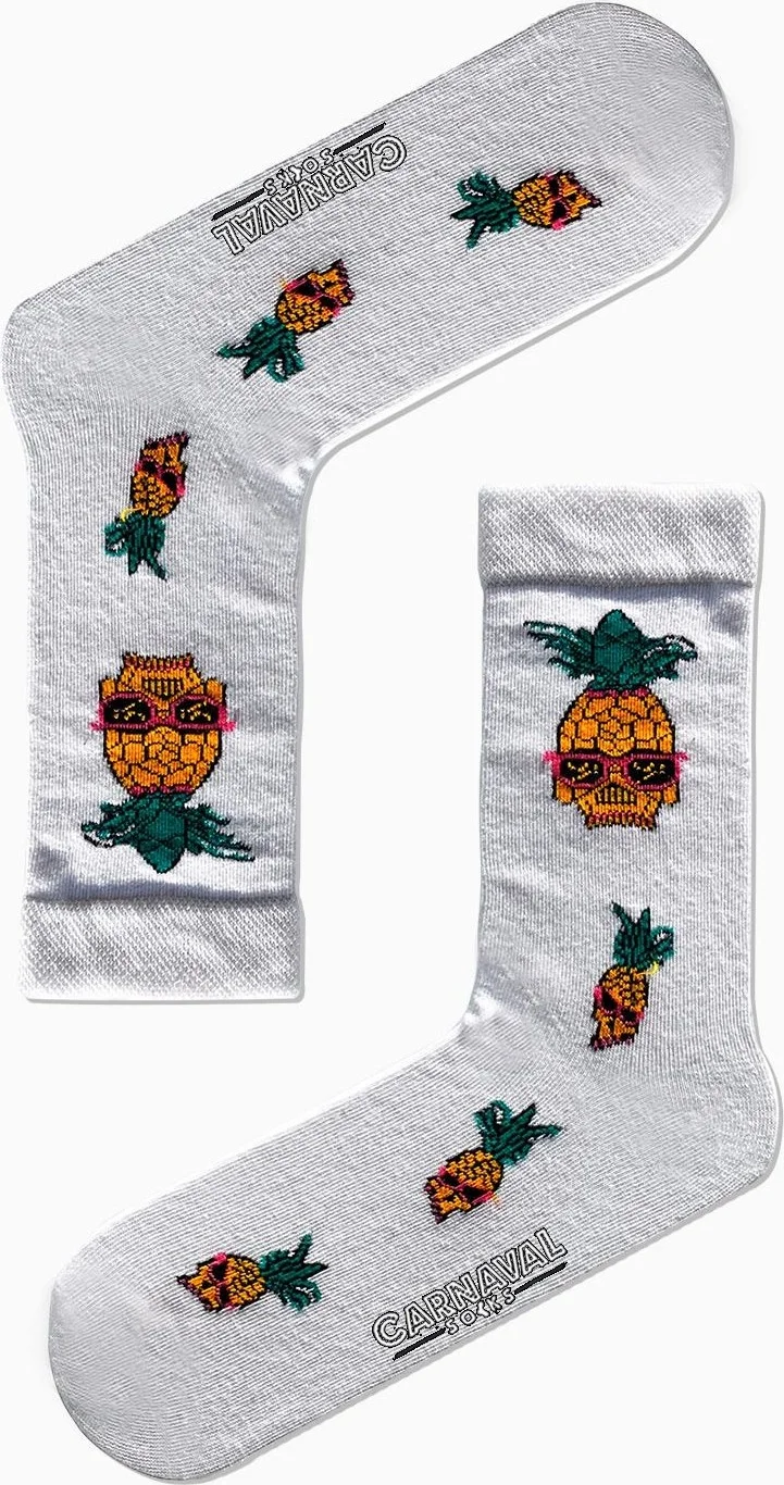 كارنافال سوكس Pineapple Head Patterned Colorful Socks