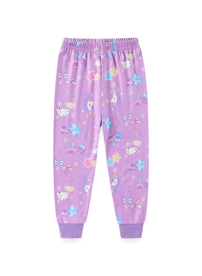babyqlo Unicorn Princess and Castle Sparkle Pajama Set - Image 5