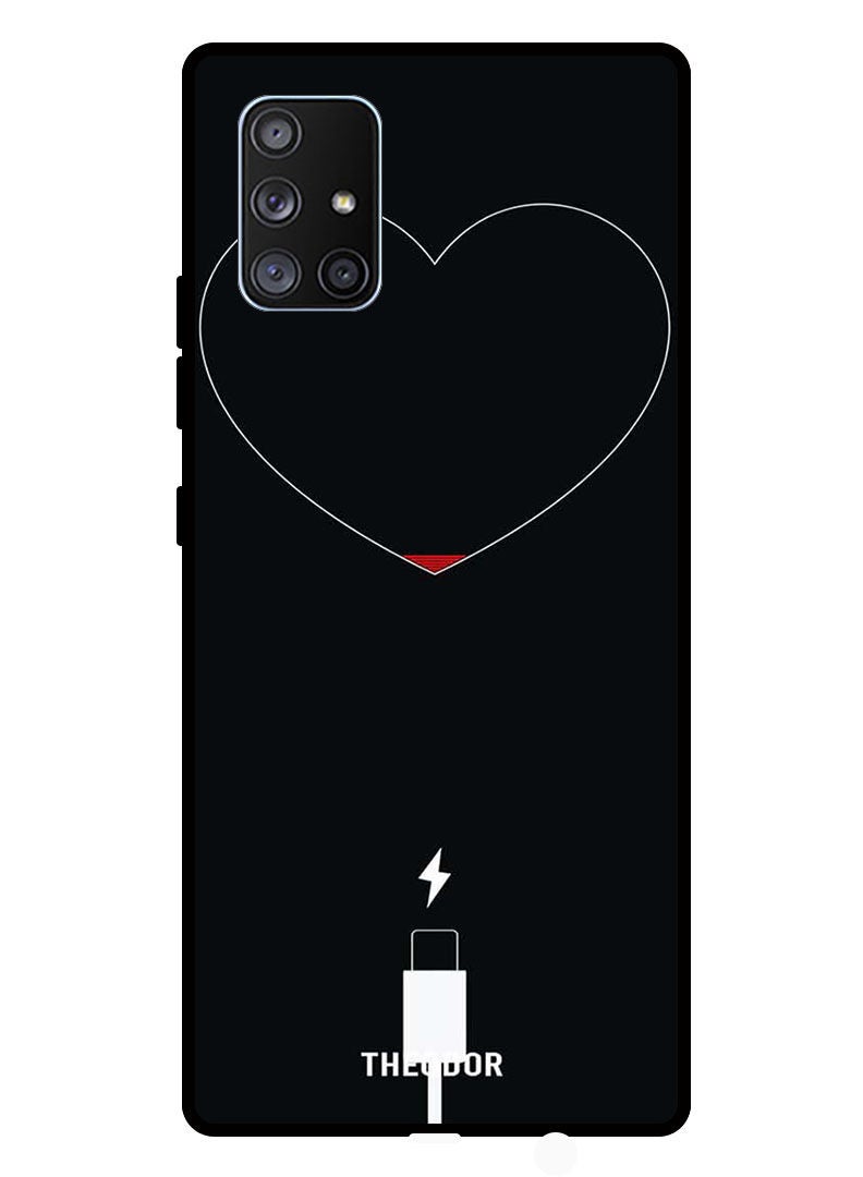 Theodor Protective Case Anti ScratchShockproof Cover For Samsung A71 5G Heart Battery Low - Image 1