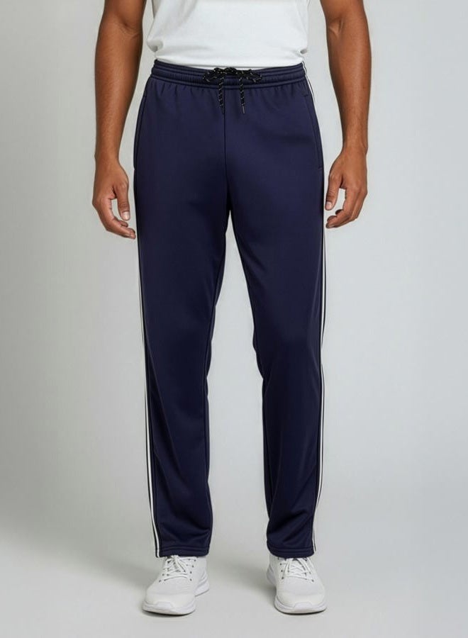 REALESSENTIALS 3 Pack: Big & Tall King Size Mens Men's Mesh Athletic Active Gym Workout Open Bottom Sweatpants Pockets Sports Training Track Running Casual Lounge Quick Dry Relaxed Straight Leg - Set 5, 3X - Image 2