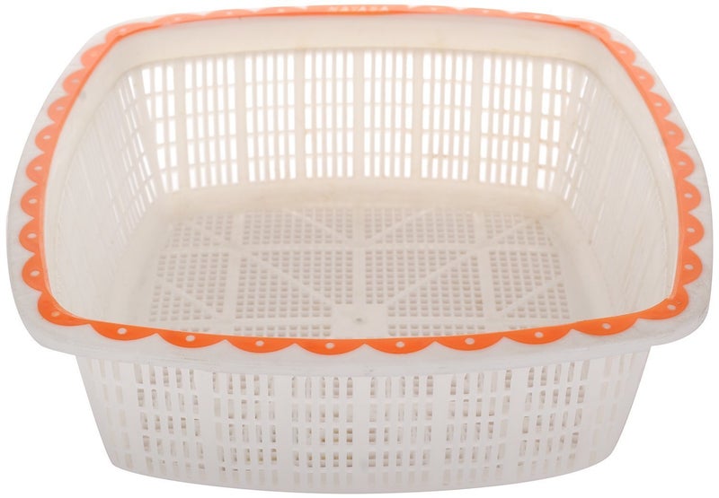 Nayasa Jingle Square Basket, 3 Piece (Blue,Plastic) - Image 2