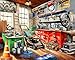 Springbok Tool Mans Garage 1000 Piece Puzzle for Adults Colorful Garage Filled with a Handymans Gear - Image 2