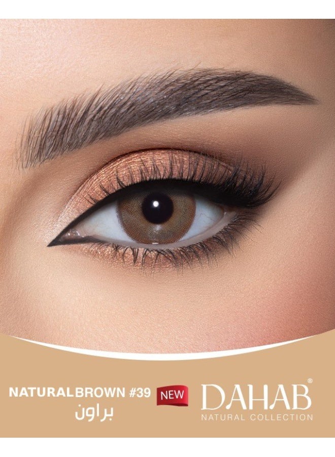 Dahab Monthly Lenses Natural Brown #39 - Image 1
