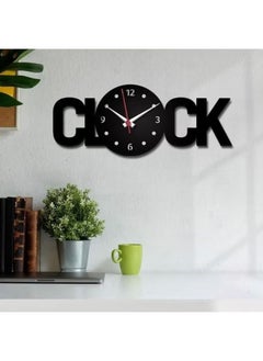 Dream Zone Text Shape 3D Wall Clock - Home & Office Decor - Laser Cut Smart Watch Wall Art wall stickers WALL DECOR wall clock Clock watch DIY Clocks Wall Decor 