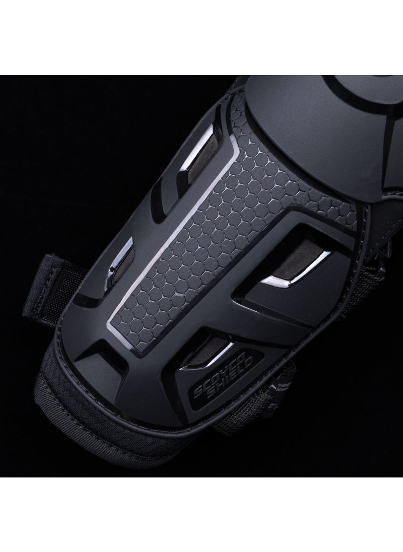 Ebakbak Motorcycle Luxury Certified Europe Standard Articulated Knee Pad Breathable Special Fabric Motor Knee Pad  - Image 2