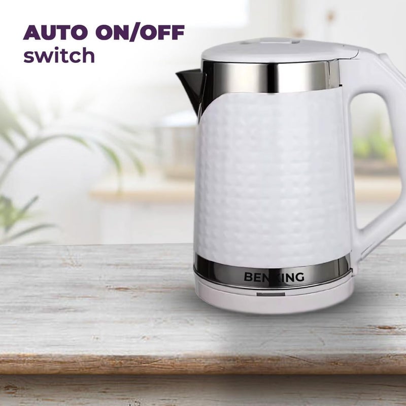 BENKING Electric Kettle Water Boiler Auto Shutoff Cool Touch Outer Body 1.8L - BKK6088 - Image 5