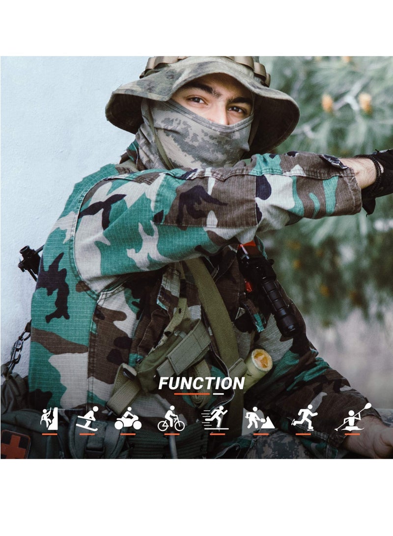 Windproof Balaclava Face Mask for Motorcycle Cycling Skiing UV Protection Outdoor Headwear for Men and Women - Image 3