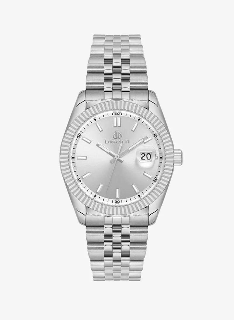 Bigotti Bigotti - Quotidiano Men Watch | Stainless SteelBrass Case | Analog | Round Dial | Mineral Glass | Japanese Quartz | Water Resistant 50 Meters