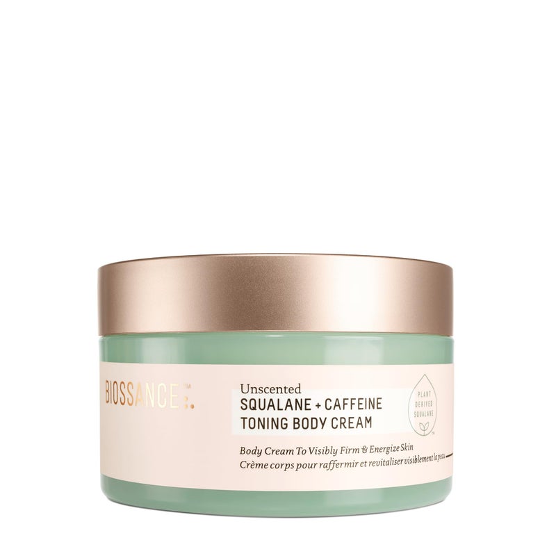 Biossance Squalane + Caffeine Toning Body Cream â€“ Moisturizer for Firmness & Texture â€“ Vegan and Fragrance-Free Skin Care â€“ Nourishes, Tones & Supports Moisture Barrier for All Skin Types, 6.7 Fl Oz - Image 1