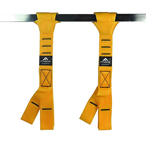 FITactic Upgraded 1 Pair Eagle Loops Grip for Finger Thumb Hand Wrist Forearm Arm Strengthening Training (Yellow) - Image 1