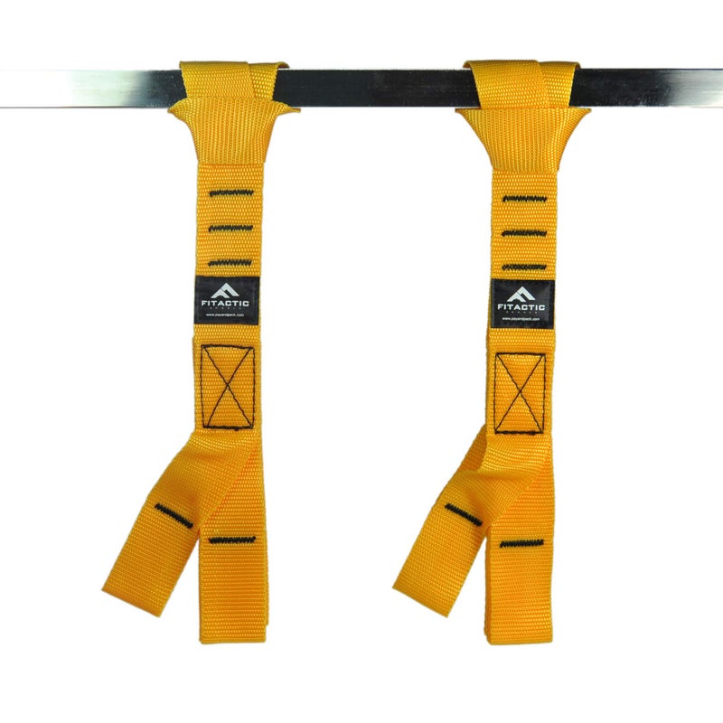 FITactic Upgraded 1 Pair Eagle Loops Grip for Finger Thumb Hand Wrist Forearm Arm Strengthening Training (Yellow) - Image 5