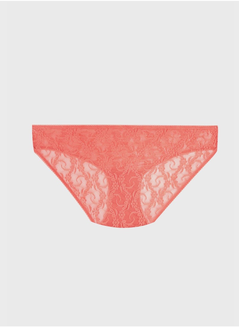 LC WAIKIKI - Lace High Leg Bikini Bottom - Image 1
