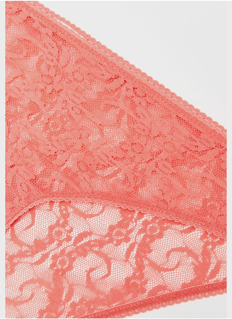 LC WAIKIKI - Lace High Leg Bikini Bottom - Image 1