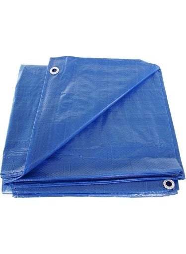 Akçadırcı Plastic 6x6 Meters PVC Blue Waterproof Sequin Tent Canvas Awning Raincoat Canopy Tent 4 Sides Stitched
