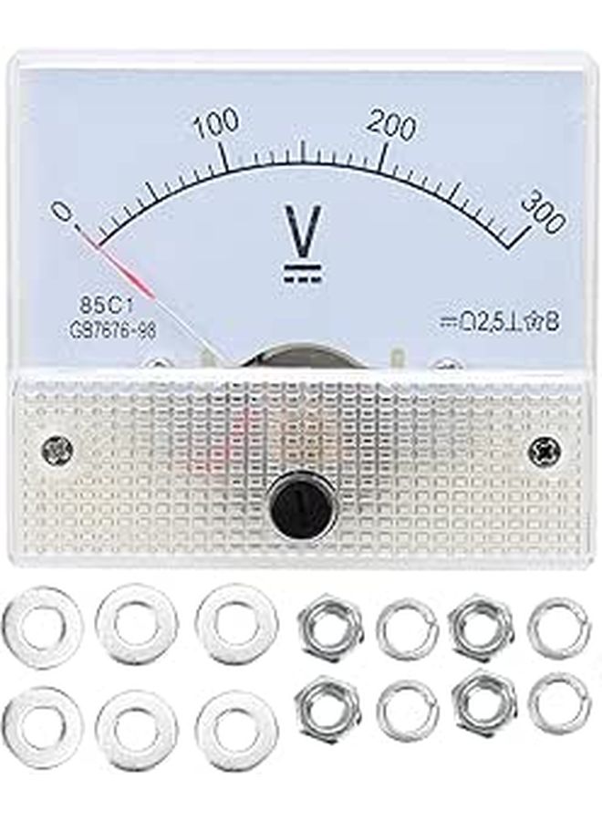 Pointer Ammeter Voltmeter 85C1 0 300V Installation Measuring Instrument Clear Scale - Image 1