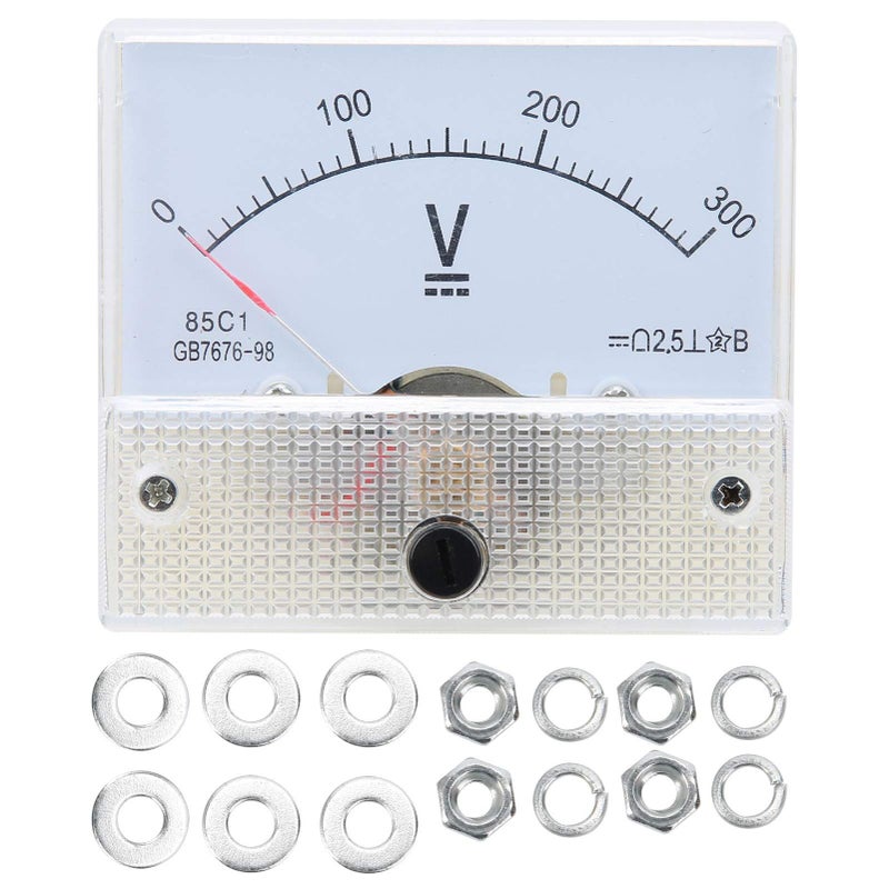 Pointer Ammeter Voltmeter 85C1 0 300V Installation Measuring Instrument Clear Scale - Image 2