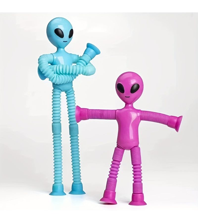 Stretchable Alien Toys 4 Pack Hands Feet Extendable Sensory Gifts Classroom Rewards Multicolor - Image 2