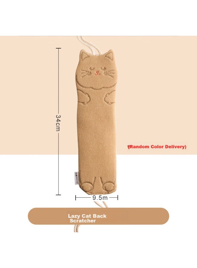 Camellia Back Scrubber Exfoliating Washcloth, Long Strip For Home Use, Specialized For Exfoliation, Gentle On Skin, Dual-use Back Scrubber For Lazy Cats