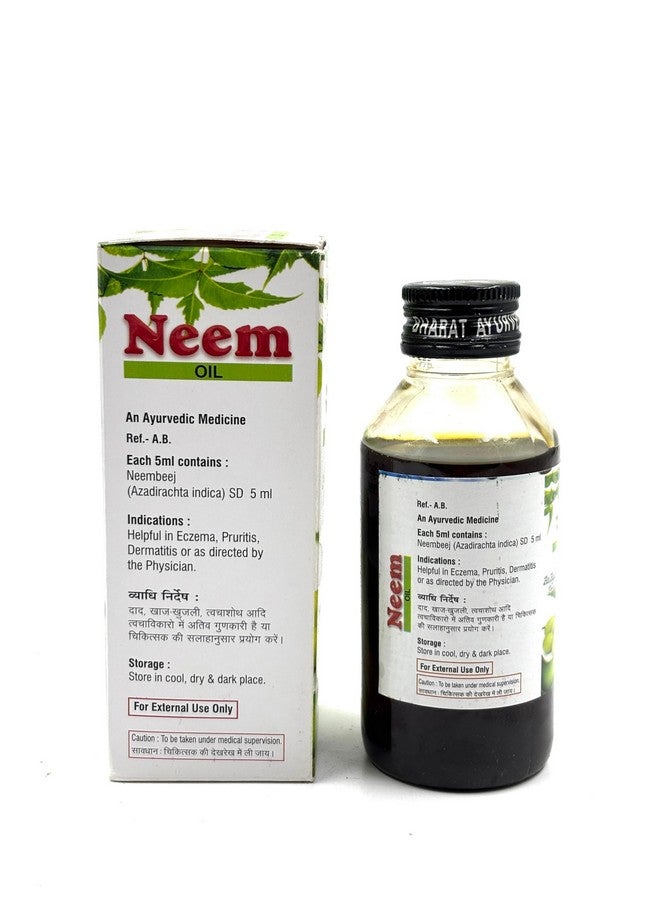 Bharat Ayurvedic Aushadhalaya Neem Tail Ayurvedic & Herbal Oils for Health 100ml(PACK OF 2) - Image 2