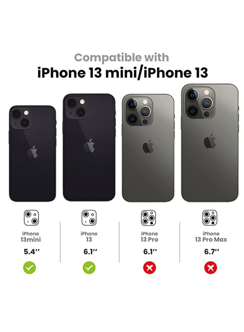 Digi Core واقي عدسة كاميرا iPhone 13 متوافق مع هاتف Apple iPhone Keep الأصلي للكاميرا HD Glass iPhone 13 Mini، أسود - Image 3