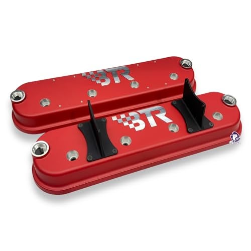 Dynosty BTR LS Valve Covers Red Pair With Coil Mounts - Cast Aluminum Brian Tooley Valvecovers 4.8 5.3 5.7 6.0 6.2 7.0 LS1 LS3 LQ4 LS7 - Image 4