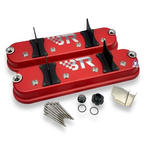 Dynosty BTR LS Valve Covers Red Pair With Coil Mounts - Cast Aluminum Brian Tooley Valvecovers 4.8 5.3 5.7 6.0 6.2 7.0 LS1 LS3 LQ4 LS7 - Image 1