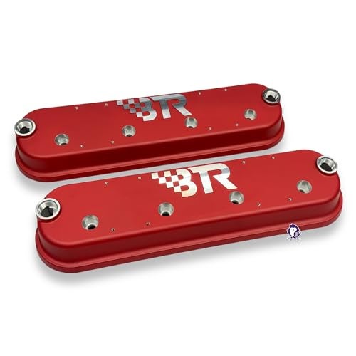 Dynosty BTR LS Valve Covers Red Pair With Coil Mounts - Cast Aluminum Brian Tooley Valvecovers 4.8 5.3 5.7 6.0 6.2 7.0 LS1 LS3 LQ4 LS7 - Image 3