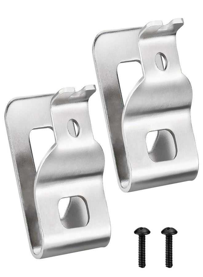 ZUIHUI Belt Clips for Dewalt Replacement Drill Tool Clips Hook Kit Fit Dewalt N268241 for 20V Power Tools DCD980 DCD985 DCD980L2 DCD985L2（ 2 Set) - Image 1