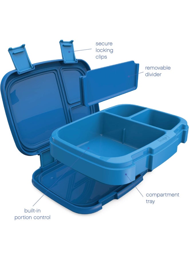 Bentgo Fresh 3 Compartment Lunch Box Blue  - Image 5