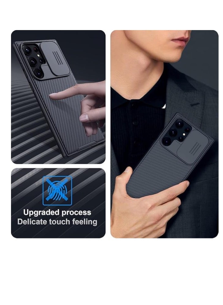 Nillkin CamShield Pro Case for Samsung Galaxy S24 Ultra – Slide Camera Cover, Shockproof & Anti-Scratch Protection – Black - Image 2