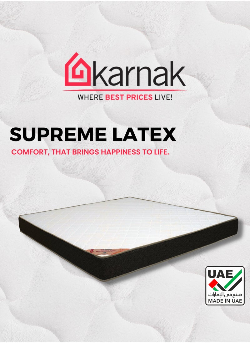 KARNAK - Karnak Supreme Latex Mattress (Medium Firm Feel) Thickness 20cm - 180 x 200cm (UK - Super King Size) - Image 1