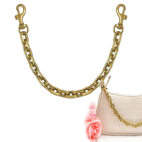 Nalefow Vintage Gold Bag Charms Purse Extender Chain Floral Cute Wallet Keychain Accessories for Women's Handbags Bags &Jeans (Gold) - Image 1