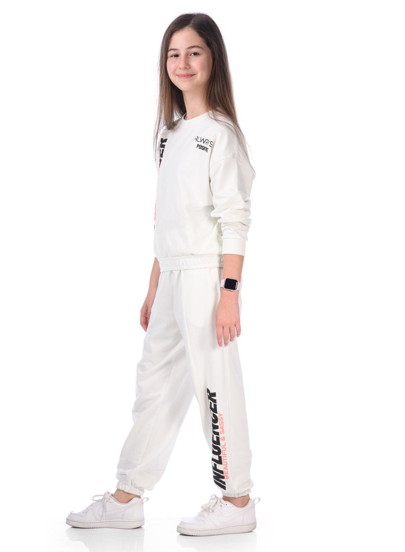 فكتور اند جين سويت شيرت أنيق مع بنطلون رياضي متناسق، مريح في الارتداء. - Image 5