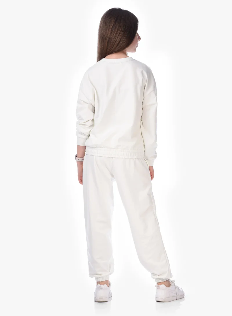 victor and jane Stylish Sweatshirt With Matching Joggers Comfy Fit