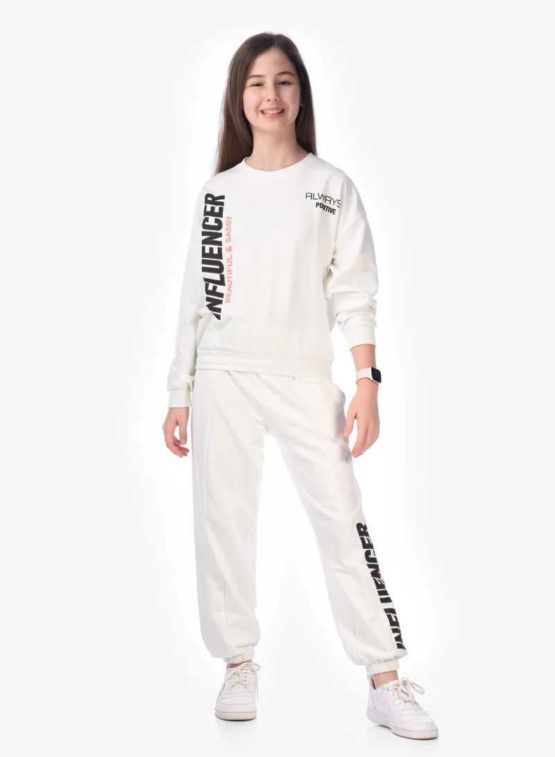 victor and jane Stylish Sweatshirt With Matching Joggers Comfy Fit