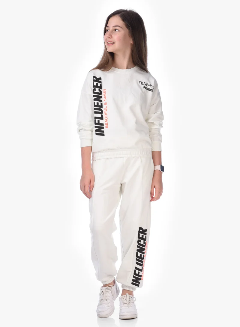 victor and jane Stylish Sweatshirt With Matching Joggers Comfy Fit