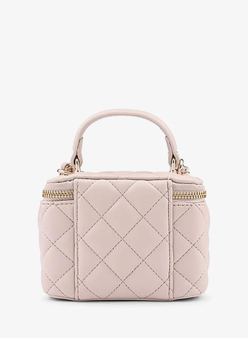 Cuple Beige Tween Girls Quilted Top Handle Mini Bag for Women | Best Price UAE