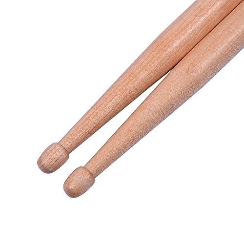 Kadence Classic Drum Sticks Maple Wood, Wooden Tip For Kids, Begginers and Adults (5A) - Image 2