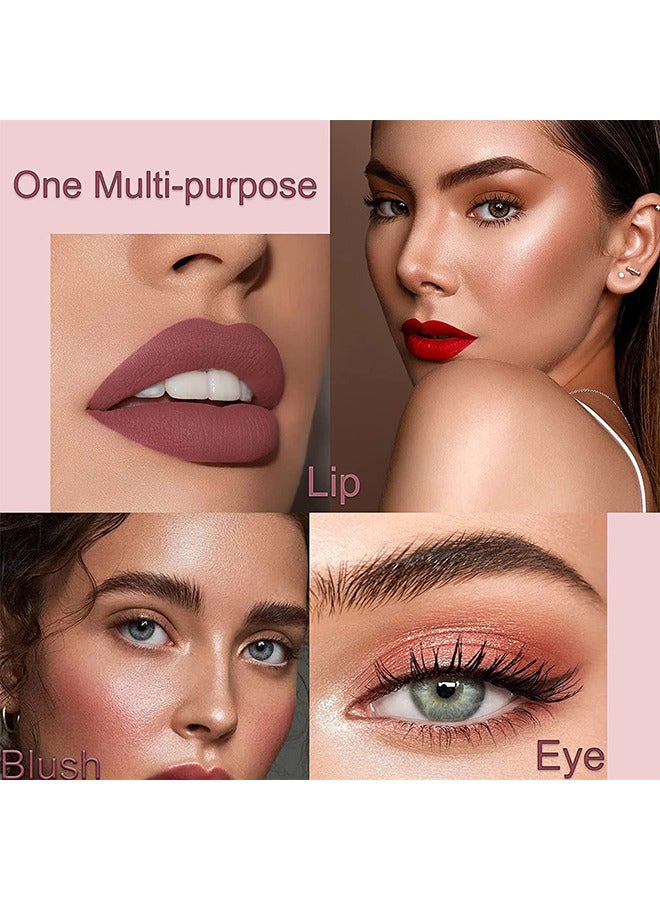 Dragon Ranee 3 Colors Lip Glaze Long Lasting Waterproof Non-stick Cup Lipstick Set, 3pcs Velvet Matte Liquid Lipstick, Smooth Lip Gloss Stain Makeup Cosmetics Set for Women - Image 5