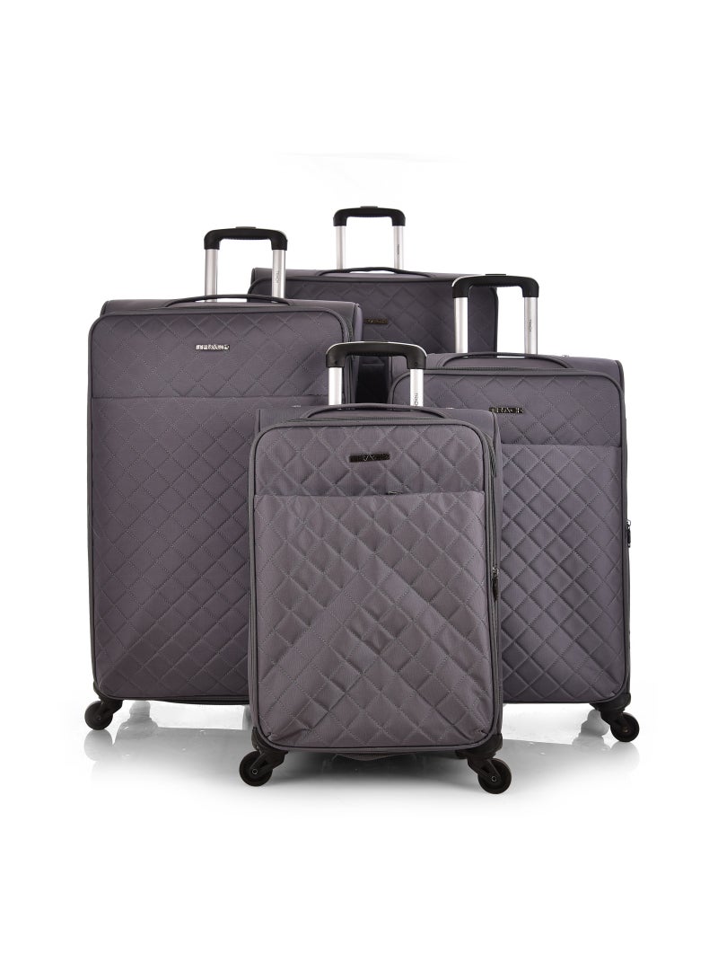 تراك حقيبة سفر بعجلات قماشية ناعمة ٤ قطع مقاس ٢٠٢٤٢٨٣٢ بوصة ٨٠٧٩٤ب - Image 1