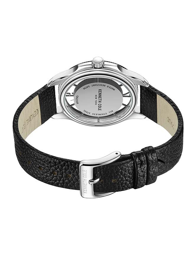 Kenneth Cole New York Modern Classic 42mm Quartz Analog Black Dial Watch For Men - Image 2