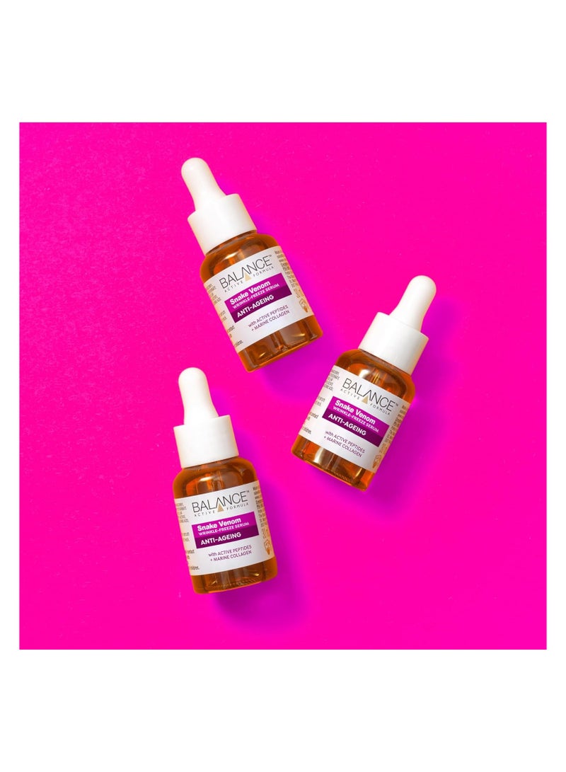 Balance Active Formula Snake Venom Anti-Ageing Wrinkle,Freeze Serum Lines and Wrinkles Appear Reduced.Smoothes Appearance of Crow's Feet,30ml - Image 3