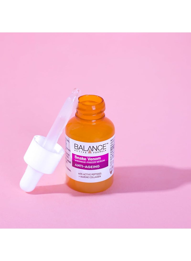 Balance Active Formula Snake Venom Anti-Ageing Wrinkle,Freeze Serum Lines and Wrinkles Appear Reduced.Smoothes Appearance of Crow's Feet,30ml - Image 4