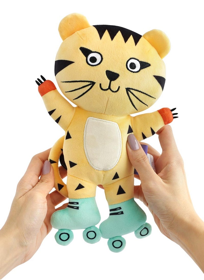 Milk & Moo - Milk&Moo Skater Cheetah Plush Toy, Cute Super Soft Toys, Perfect for Playing and Snuggling, Safe for Children, 100% Polyester, 11.4 inches - Image 1