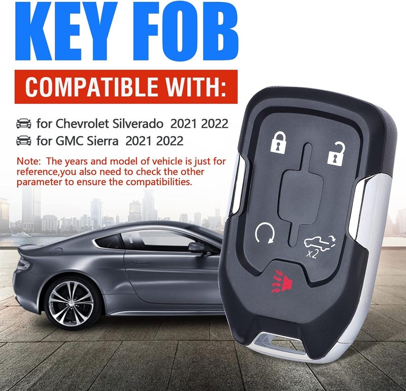 Keymall Keyless Entry Remote Key Fob for Chevrolet Silverado & GMC Sierra - Image 3