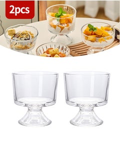 2PCS Ice Cream Cups Dessert, Milkshake, Fruit and Pudding Glass Bowls, 280ML Perfect for Home, Restaurant and Party - pzsku/ZDAD644F4677F39D2FEEEZ/45/_/1728547794/442ff820-fb2f-4dff-bce5-bb47da8a150f