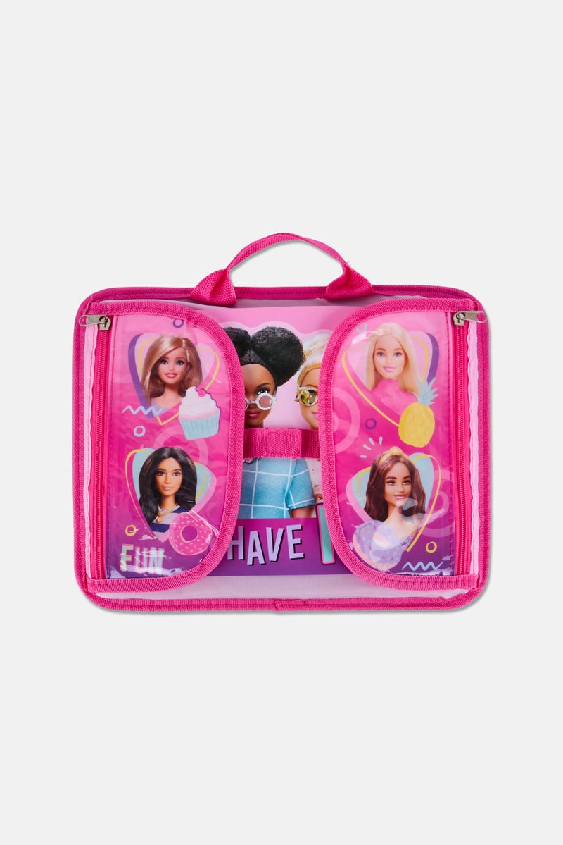 Barbie 19 Pieces Drawing Board Set, Pink - Image 2