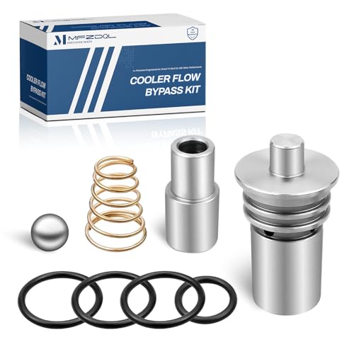 MFZDQL 6L80 6L90 8L90 Sure Cool System Compatible With GM Cadillac Chevy GMC cooler flow bypass kit 2014up 8L90 8L80 8L90E 10L90 thermostat bypass kit 2016up Replace STL010 Transmission Cooling System - Image 1