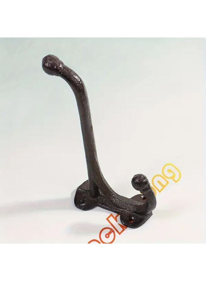 Retro Cast Iron Wall Hook 19cm Rustic Garden Decorative Flower Pot Hanger - Image 3