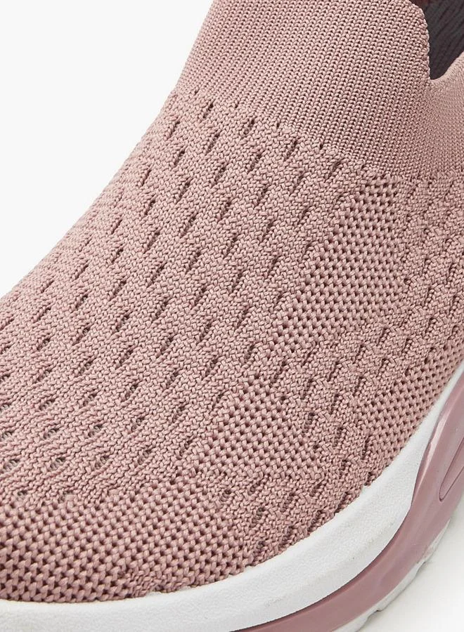 Oaklan by Shoexpress  Textured Slip-On Sports Shoes With Pull Tab for Women | Best Price UAE